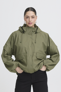 Tiana Raincoat (Deep Lichen Green)