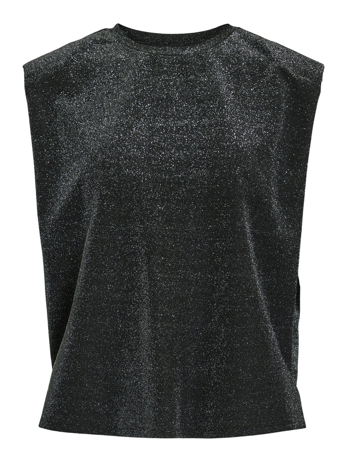 Tiana Top (Black Beauty/Silver)