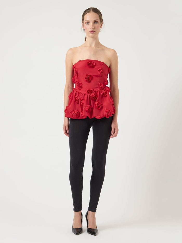 Tila Bandeau Top (Jester Red)