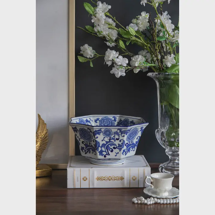Timeless Blue and White Porcelain Bowl