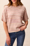 Tribal Short Sleeve Crew Neck in Pashmina
