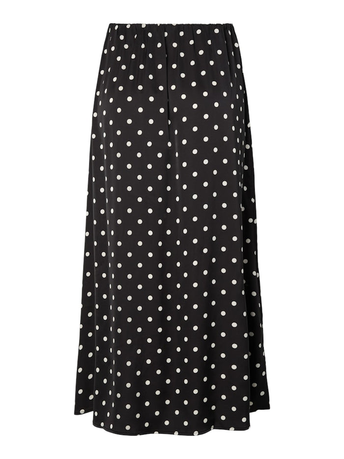 Triona Midi Skirt (Black/White)