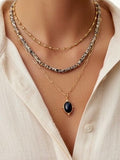 Triple Threat Layered Necklace