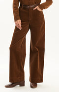 Tyler Boe Scottie Cord Flare Leg in Bison
