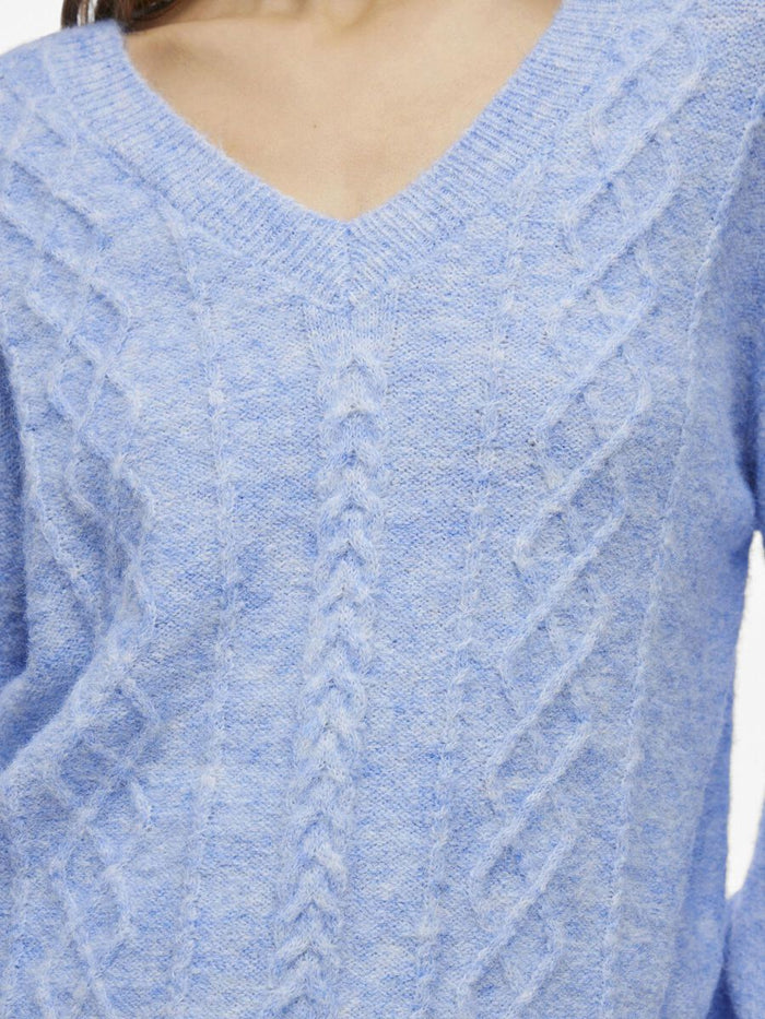 Ulani V-Neck Jumper (Kentucky Blue)