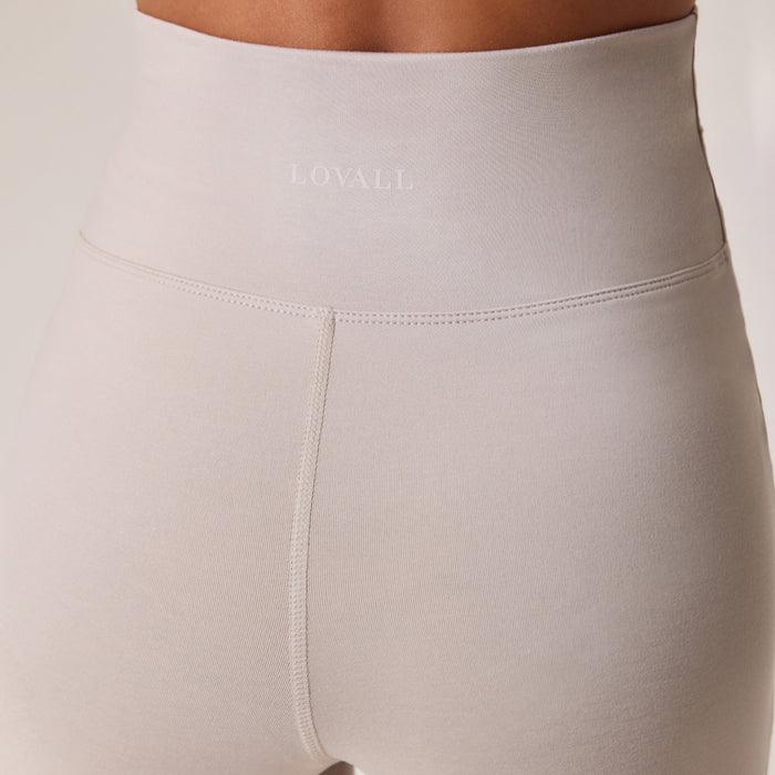 Ultimate Everyday Flare Leggings - Oatmeal Beige
