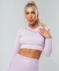 UNDRGROUND Cross Body Zip Crop (Dusty Pink)