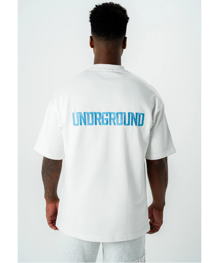 UNDRGROUND Empire Street Tee (White/Blue)