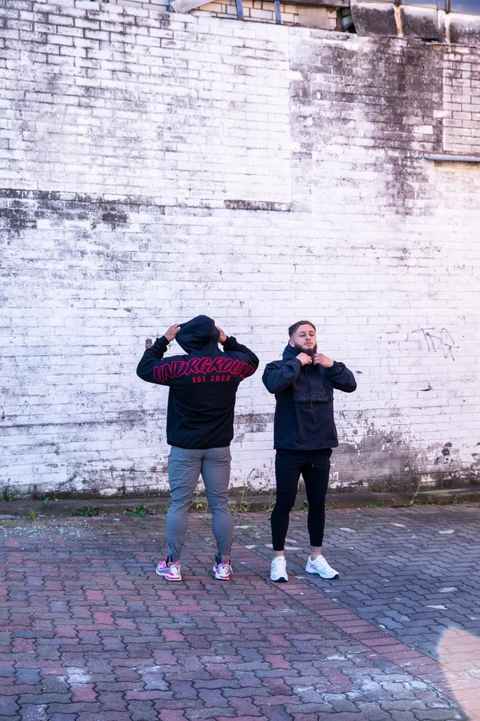 UNDRGROUND Heavyweight Windbreaker (Black)