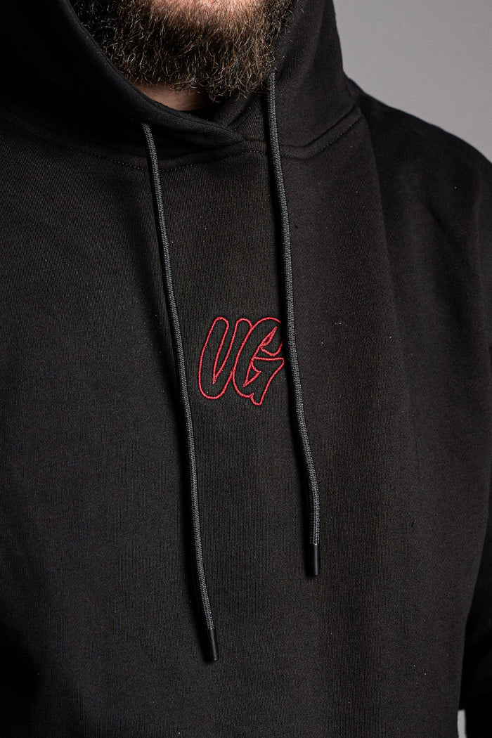 UNDRGROUND Hype Hoodie (Black/Red)