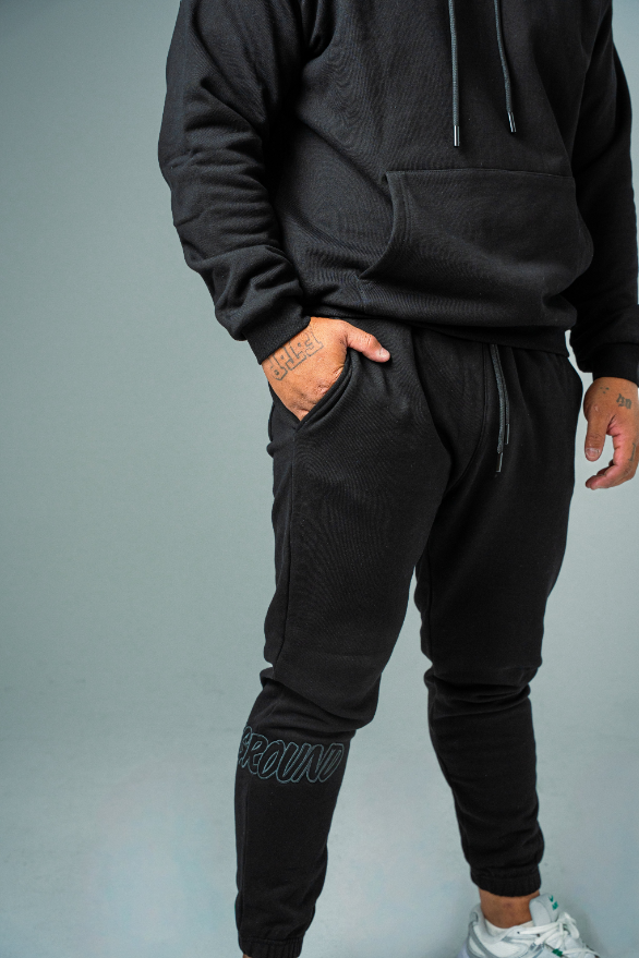 UNDRGROUND Hype Trackpants (Black/Charcoal)