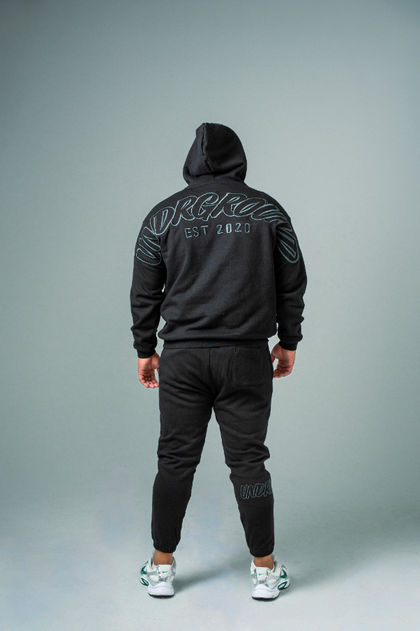 UNDRGROUND Hype Trackpants (Black/Charcoal)