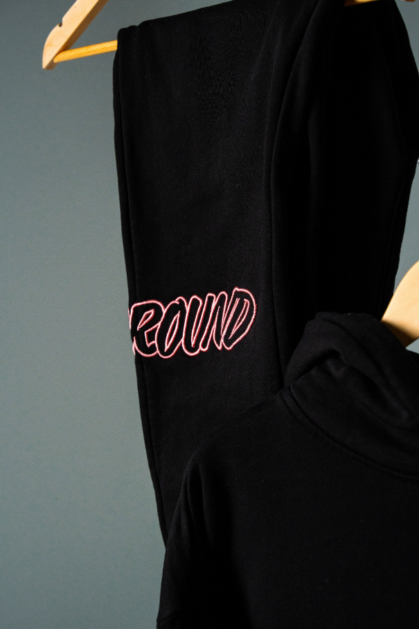 UNDRGROUND Hype Trackpants (Black/Rose)