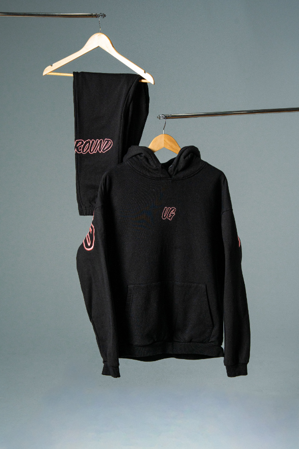 UNDRGROUND Hype Trackpants (Black/Rose)