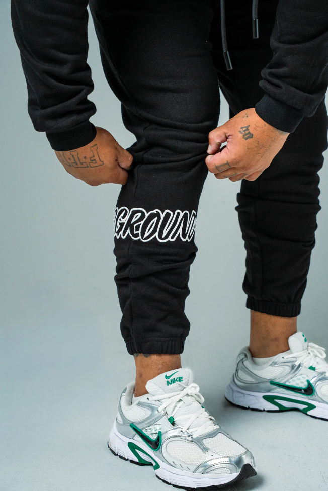 UNDRGROUND Hype Trackpants (Black/Snow)