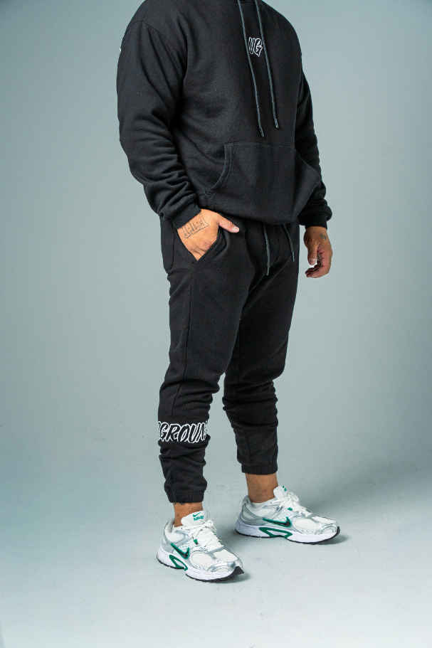 UNDRGROUND Hype Trackpants (Black/Snow)