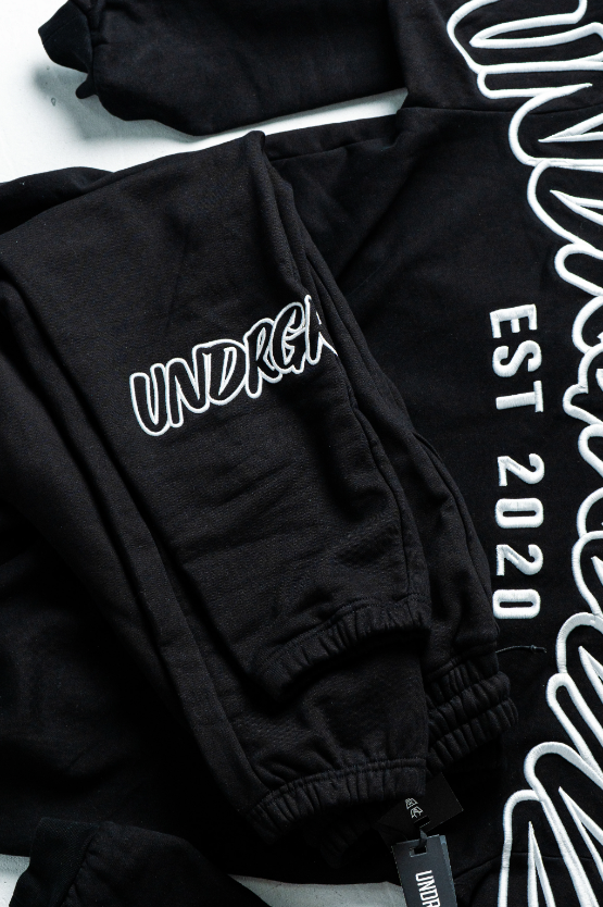 UNDRGROUND Hype Trackpants (Black/Snow)