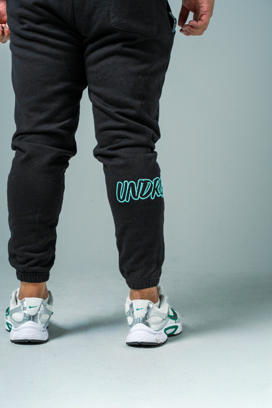 UNDRGROUND Hype Trackpants (Black/Tiffany)