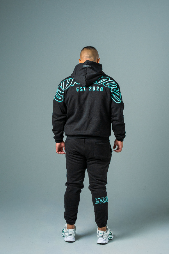 UNDRGROUND Hype Trackpants (Black/Tiffany)