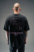 UNDRGROUND OL’ English Reload Tee (Black/Lilac)