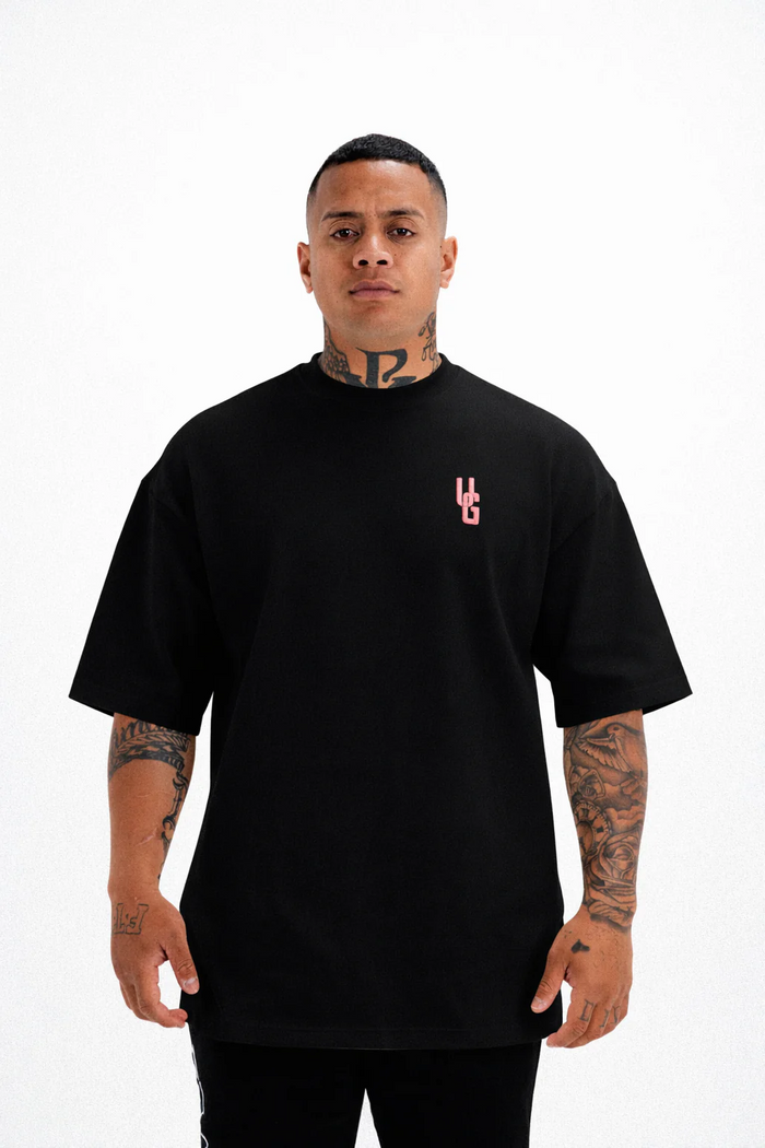 UNDRGROUND Origin Tee (Black/Rose)