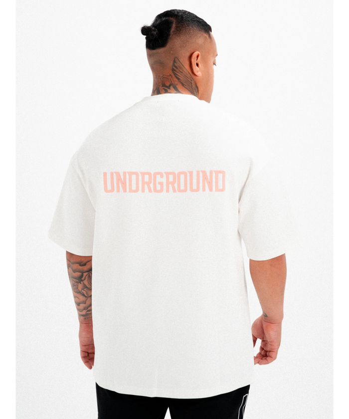 UNDRGROUND Origin Tee (White/Rose)
