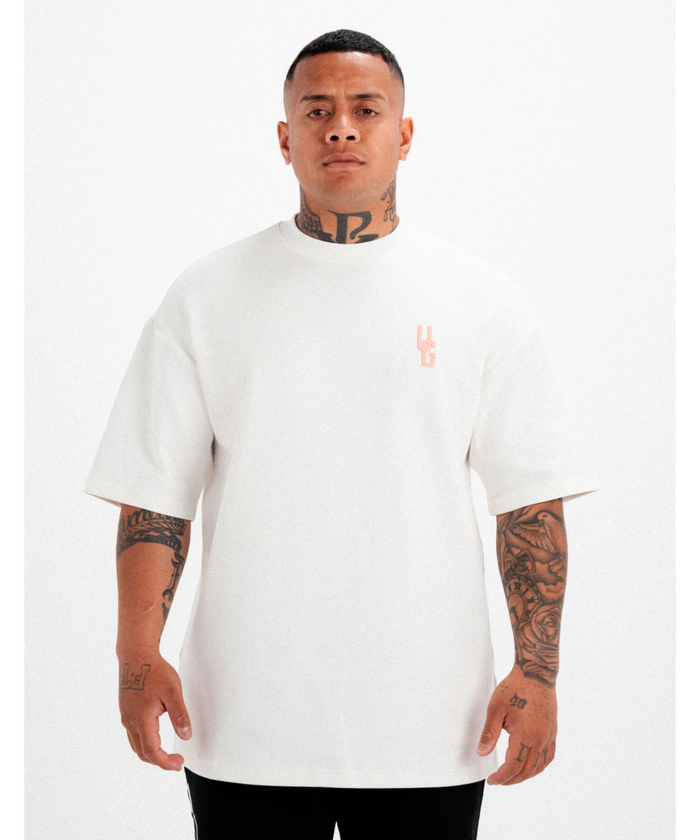 UNDRGROUND Origin Tee (White/Rose)