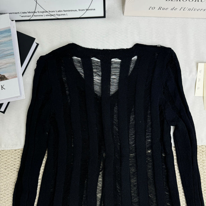 V-Neck Tie-Up Cutout T-Shirt