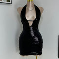 V-neck topless strapless backless dress