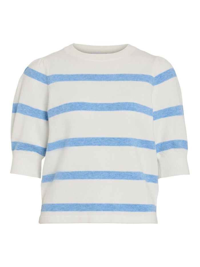 Val Knit Jumper Top (White Alyssum/Blissful)