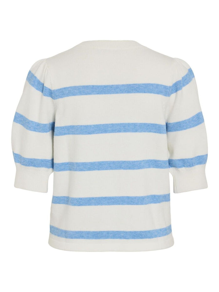 Val Knit Jumper Top (White Alyssum/Blissful)