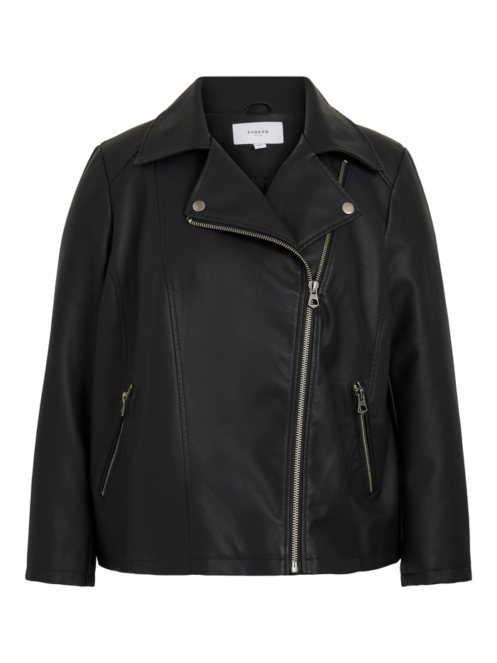 VALARIE BIKER JACKET (BLACK)