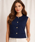 Valerie Waistcoat (Navy)