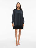 Veer Long Sleeve Mini Dress (Black Beauty)