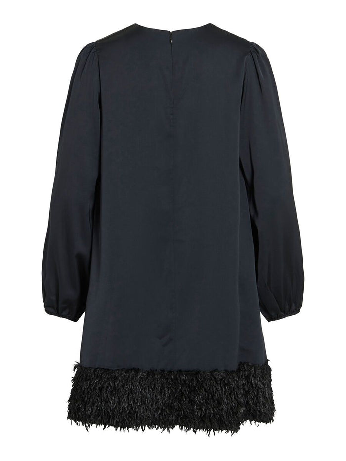 Veer Long Sleeve Mini Dress (Black Beauty)