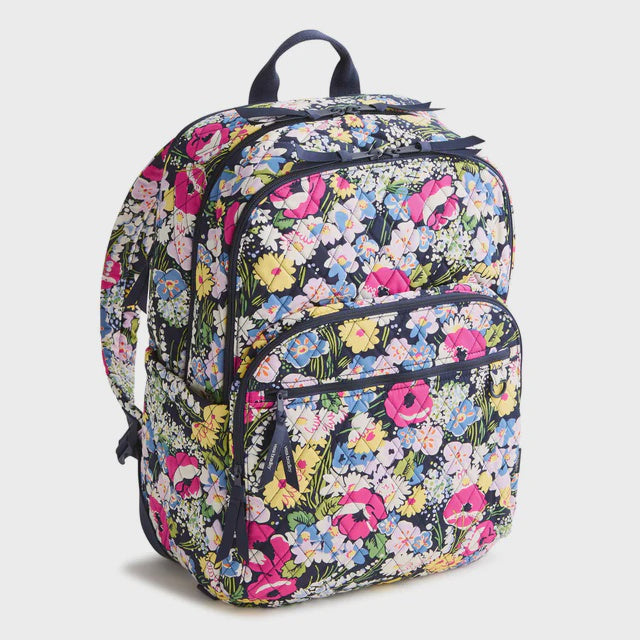 Vera Bradley Large Bancroft Backpack in Poppy Fields