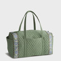 Vera Bradley Large Original Duffel Bag in Vineyard Green Chambray