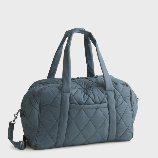 Vera Bradley Miramar Weekender in Dark Slate