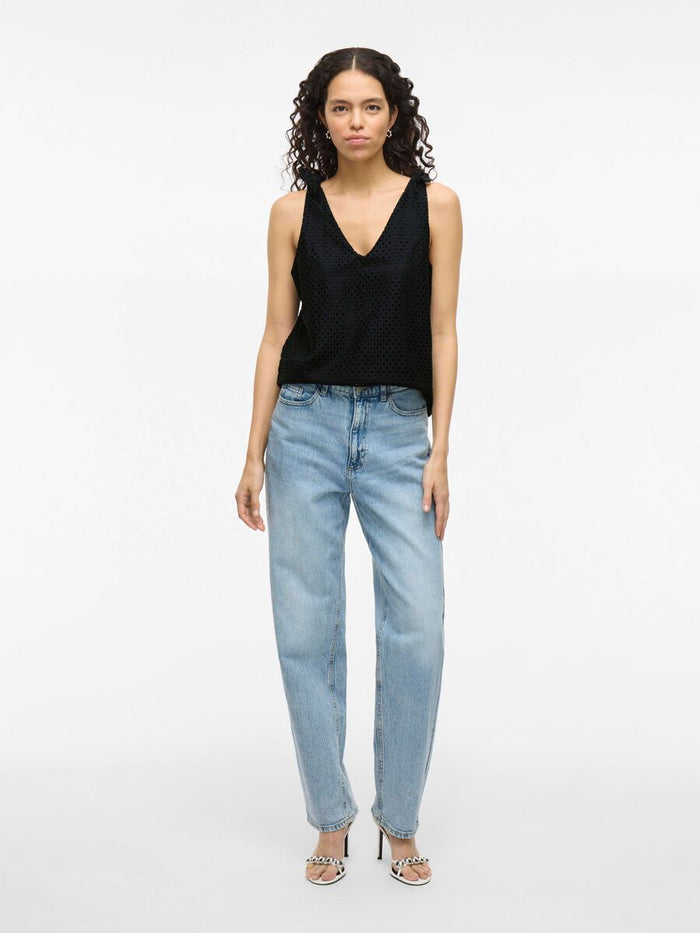 Veronica Sleeveless Top (Black Beauty)