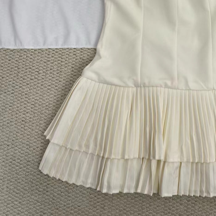 Versatile Wide-Pleated Dress
