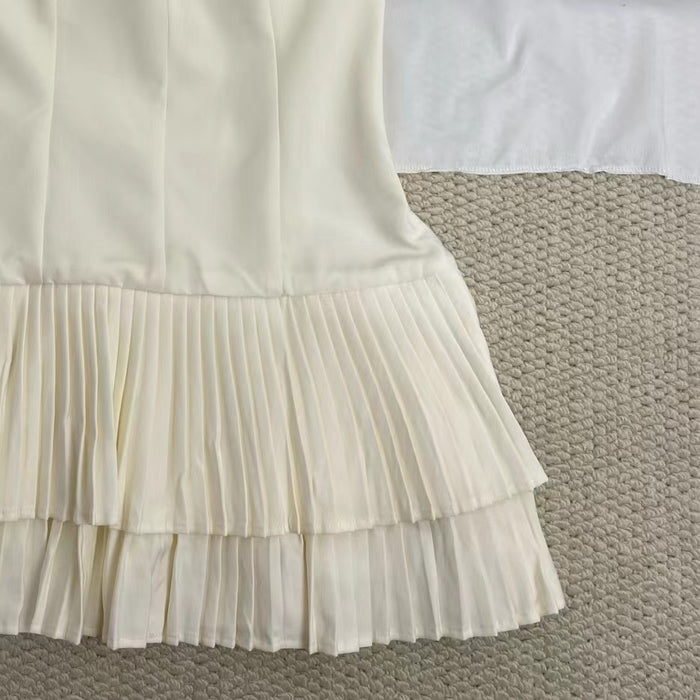 Versatile Wide-Pleated Dress