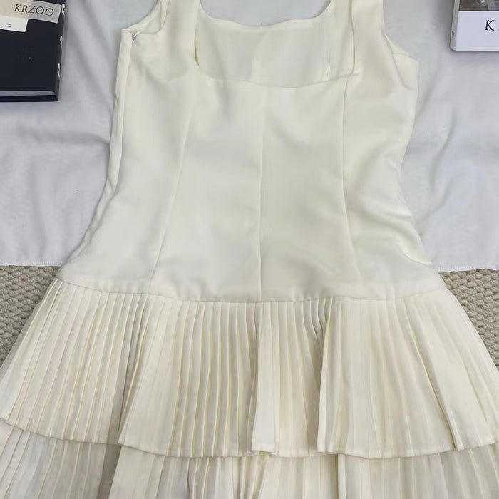 Versatile Wide-Pleated Dress