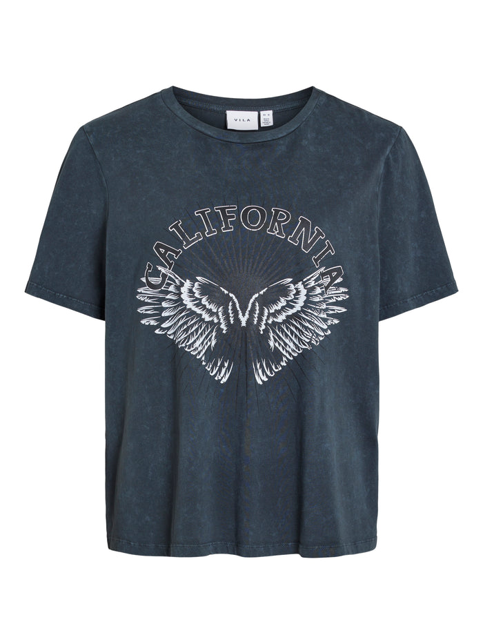 Viaro Slogan T-Shirt (Black)