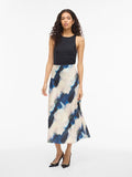 Vielette High Waisted Maxi Skirt (Navy Blazer/Hia Blue)