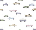 Vintage Cars Blue - Family Fabrics B.V.