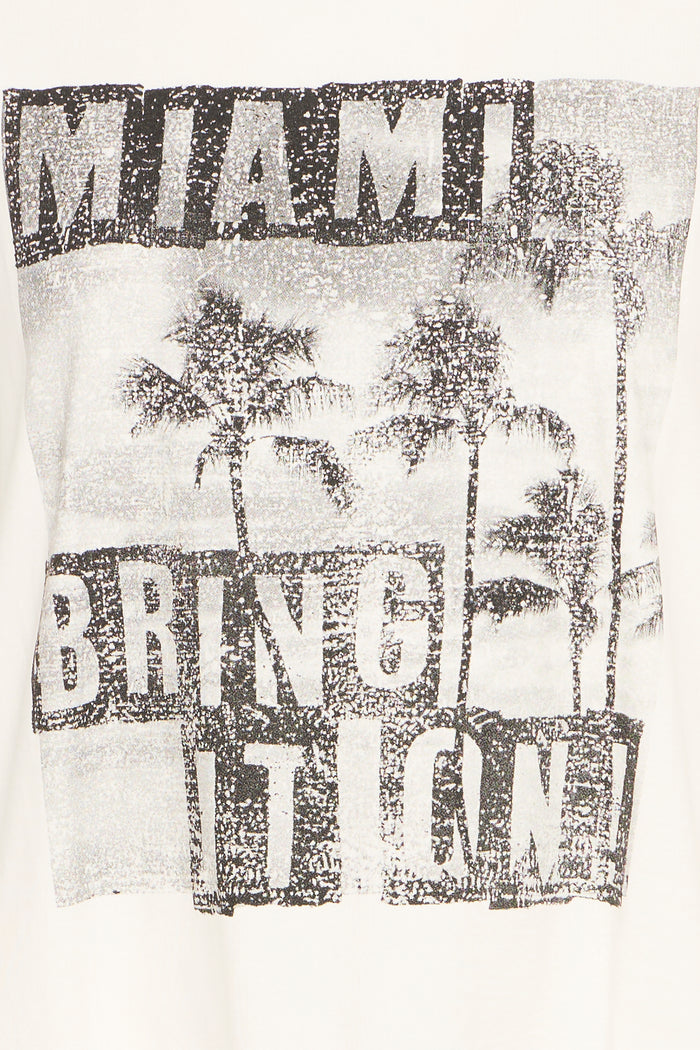 Vola Printed T-Shirt (Cloud Dancer)