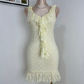 Waist-Cinching Lace Dress