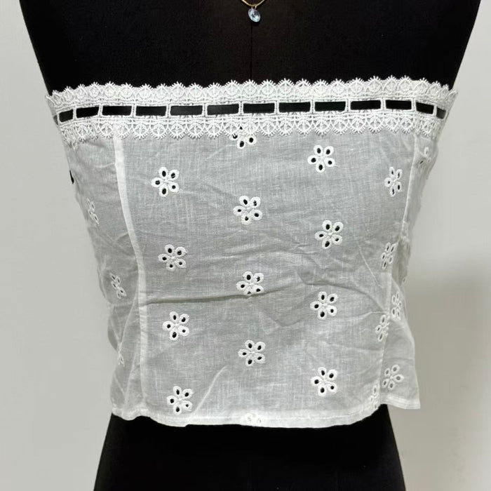 Waist-Cinching Single-Breasted Top