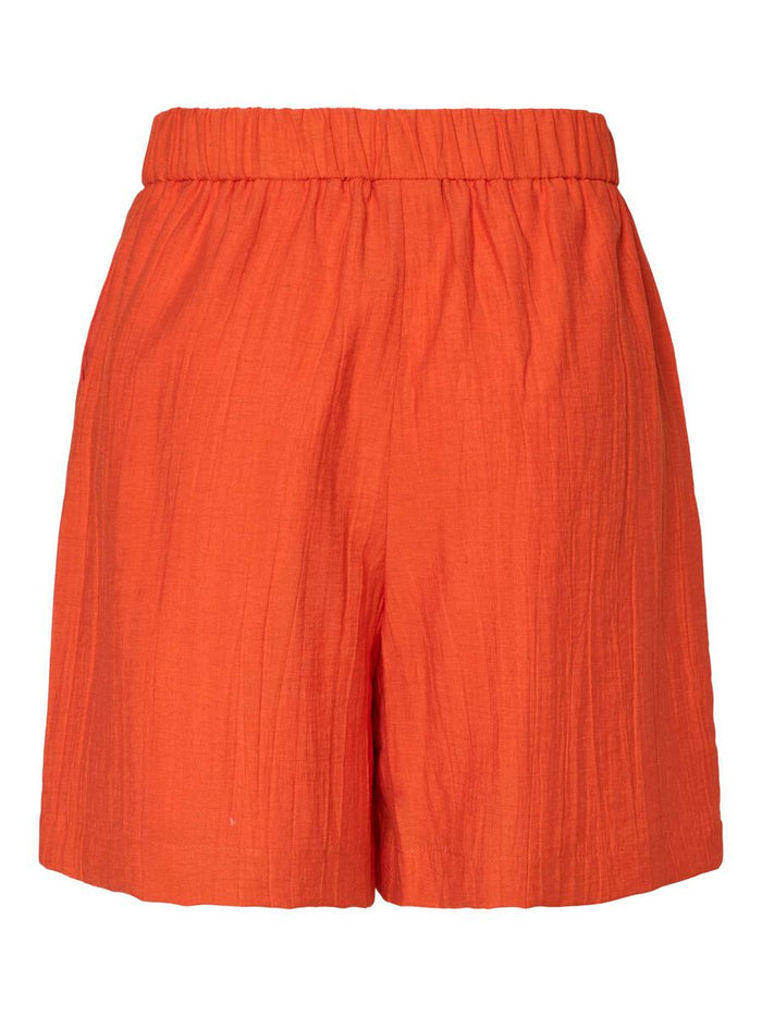 Weston High Waisted Shorts (Cherry Tomato)