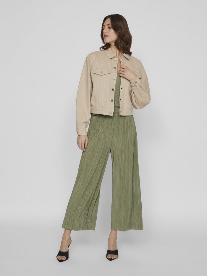 WEYLIE DENIM JACKET (FEATHER GREY/BEIGE)